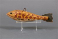 9.5" Fish Spearing Decoy by the Dumas Family, Mt.