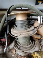2 Spools with Wire Cable- Approx. 1/2" thick