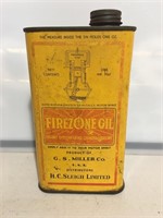 Firezone 1 pint oil tin