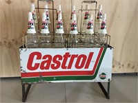 Original Castrol 12 bottle oil rack