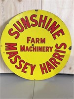 Original enamel Sunshine double sided sign