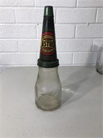 Genuine embossed Wakefield Castrol pint oil bottle