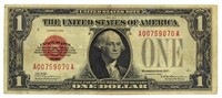 Series 1928 Red Seal Funnyback Silver Certificate