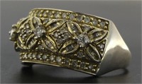 10kt Gold Antique Art Deco Diamond Ring