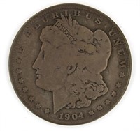 1904-O Rainbow Toned Morgan Silver Dollar *Key