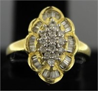 14kt Gold Elegant 1/2 ct Diamond Cocktail Ring