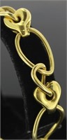18kt Gold Peter Wong Designer Bracelet