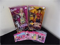 Barbie Lot 2 Looney Tunes Back in Action in Box +