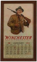 1913 Winchester Repeating Arms Co Framed Calendar