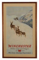 1912 Winchester Arms Co Rifles & Cartridges Poster