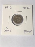 1912 Newfoundland 5 Cent Coin