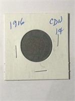 1916 Canadian Large Penny