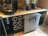 Custom Work Counter w/ Cup Dispenser