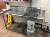 S/S Left Dishwasher Tableing ~6' x 29"