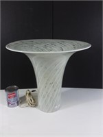 Lampe de table en verre vrillé Murano