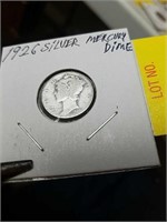 1926 silver mercury dime