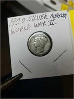 1920 silver mercury dime