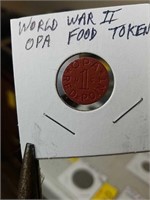 WwII food token