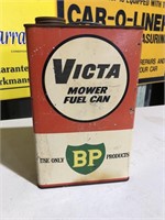 Victa Bp mower fuel gallon tin