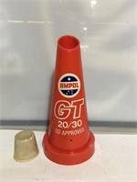 Ampol GT oil bottle plastic top & cap
