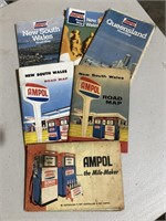6 x Ampol maps
