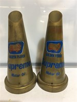 2 x Golden Fleece supreme oil bottle plastic tops