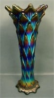 9 3/4” Tall Dugan Lined Lattice Swung Vase –