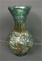 Imperial Loganberry Vase – Green (scarce item)
