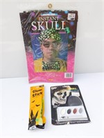 Halloween Lot-Instant Skull, Make-Up Kits, & More