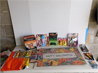 Halloween Lot-Rug, Haunted House & More