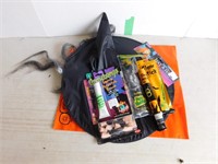 Halloween Lot-Witch Hat, Glow Sticks, & More