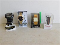 4 Wrist Watches-Amitron, Sergio, Valentino