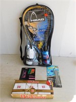 Head Racquetball Kit & Access. w/Wilson Crew Socks