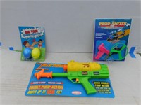 3 Toys including Water Gun