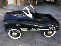 Metal Police pedal car