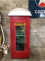 Telephone box with original glass restored & phone