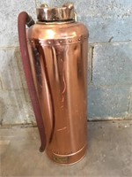 Brass Wormald Brothers fire extinguisher