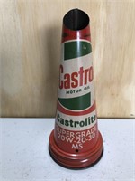 Castrol castrolite tin oil bottle top