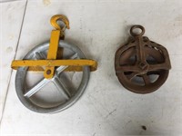 (2) Boxes Assorted Pulleys