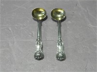 Pair of Sterling Silver Master Salt Spoons