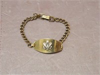 Sterling Silver WWII Army Bracelet