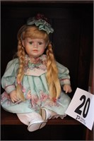 PORCELAIN DOLL 14" BY DUCK HOUSE