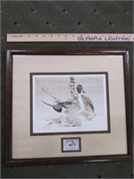 1990 Washington Waterfowl Stamp & Print-Thomas Qui