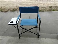 Nice folding portable chair with beverage tray