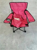Children's folding chair red