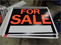 19 "For Sale" Signs