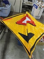 Collapsable Caution Sign