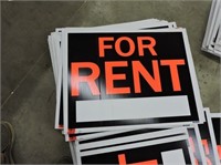 52 "For Rent" Signs