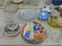 Serving Dishes, Candlewick Cake Plates, Bowls etc