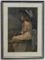 Edward Patry Print A Daughter of Eve